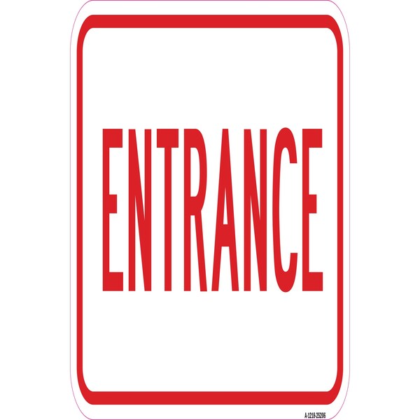 Signmission Safety Sign, 12 in Height, Aluminum, 18 in Length, 25206 A-1218-25206 - main